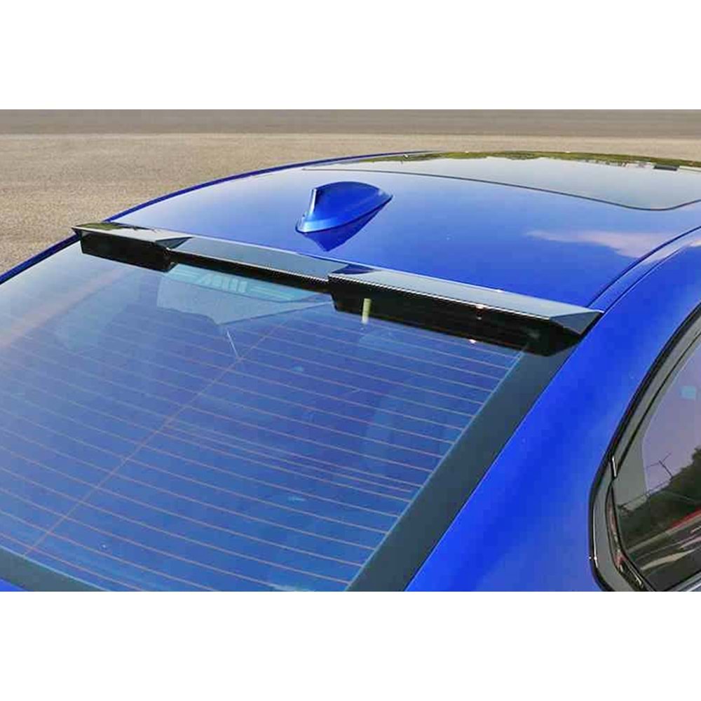 BMW G20 2019+ - Spoiler M4 Stil Stil Cam Üzeri , Piano Black ABS.