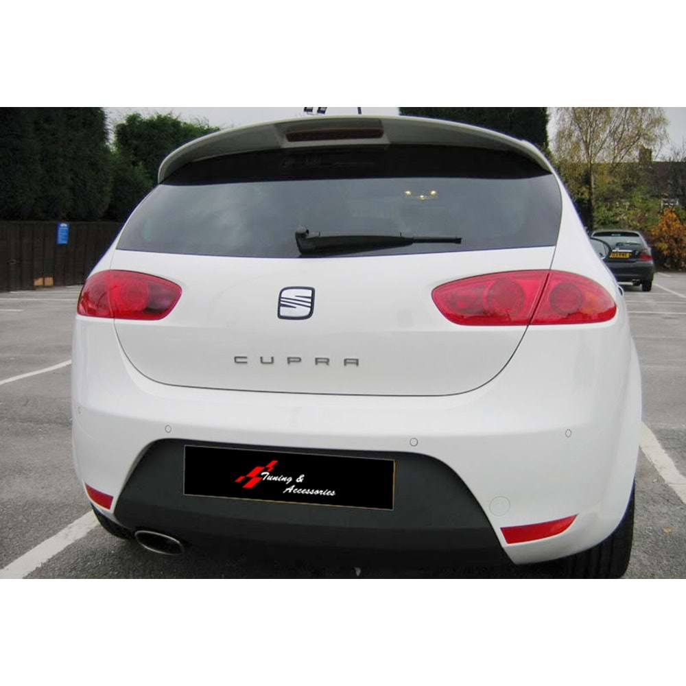 Seat Leon Mk2 FL 2009+ - Spoiler R Tavan Üzeri, Astar Boyalı FRP