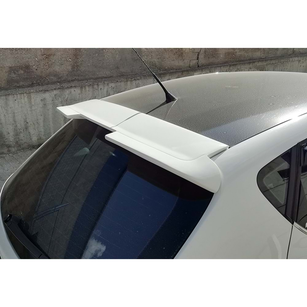 Seat Ibiza Mk4 4D 2008+ - Spoiler Cupra V1D Stil Tavan Üzeri, Piano Black ABS