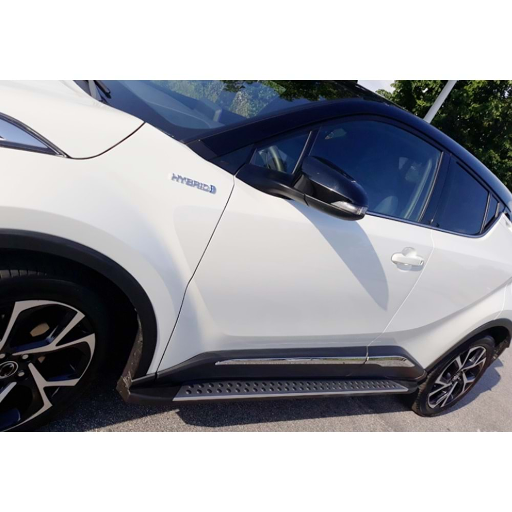 Toyota CHR 2016+ - Basamak Oem Stil Noktalı , ABS Alüminyum Set