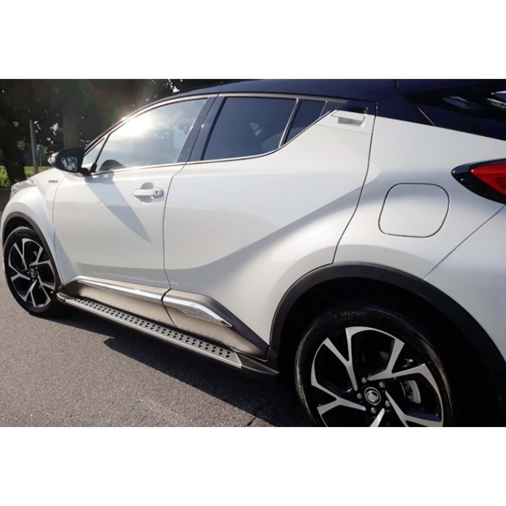 Toyota CHR 2016+ - Basamak Oem Stil Noktalı , ABS Alüminyum Set