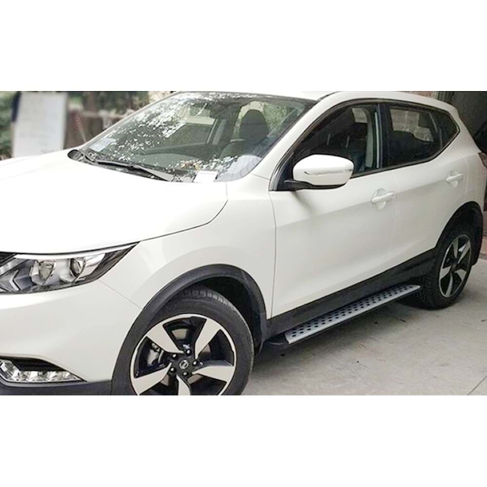 Nissan Qashqai 2013+ - Basamak Oem Stil V2 Noktalı, ABS Alüminyum Set