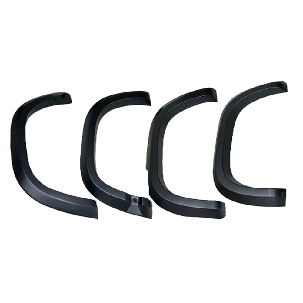 VW Amarok Mk2 2022+ - Çamurluk Kaplaması/Üst, A Plus Sport V1 Stil, Mat Siyah Ürün Yüzeyi, Vkm., Set