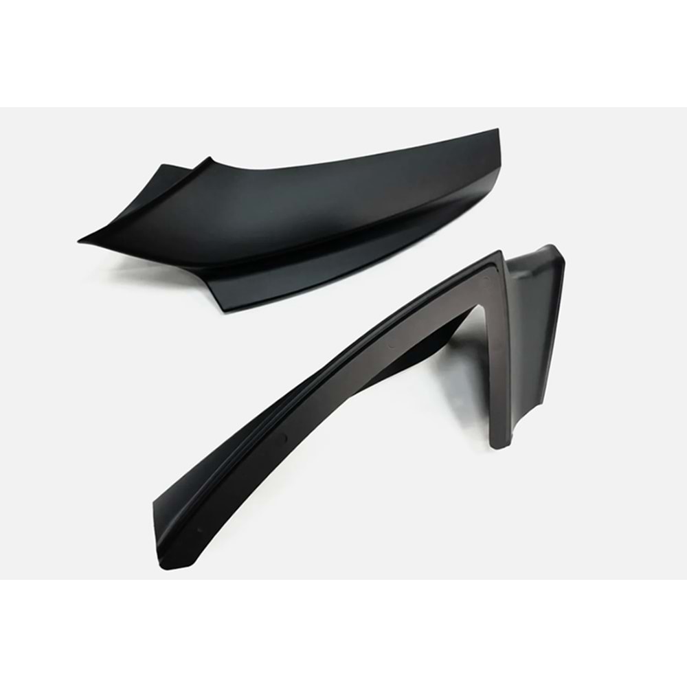 BMW F10 2010+ - Tampon Flap/Ön, A Plus M Performance V1 Stil, Piano Black Parlak Yüzey, Vakum, Set