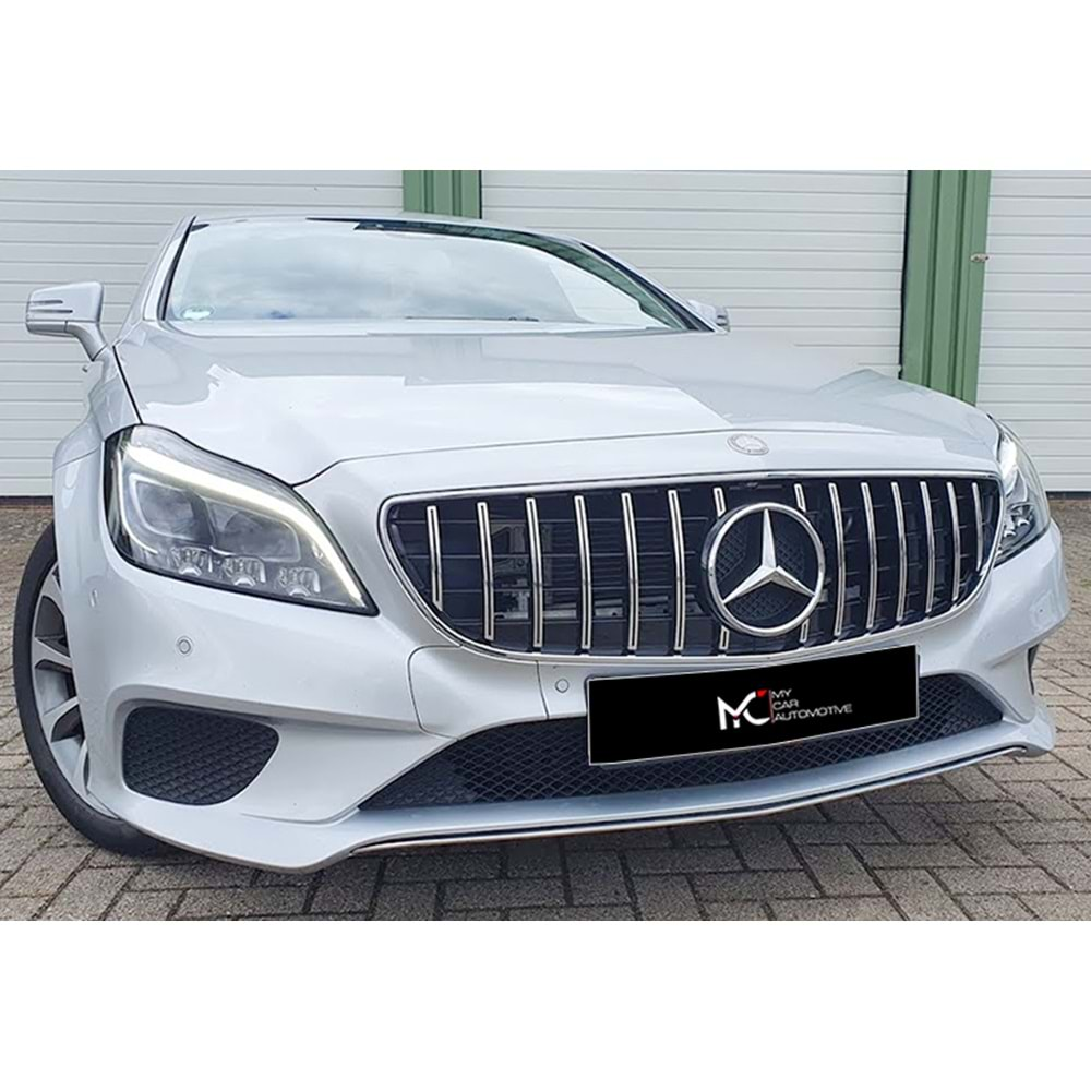 M. Benz C218 FL 2014+ - Panjur GTR Oem Stil, Krm. Şerit Piano Black İç ABS