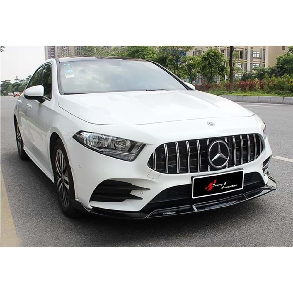 M. Benz W177 2018+ - Panjur GTR Oem Stil, Krm. Şerit Piano Black İç Yüzey ABS