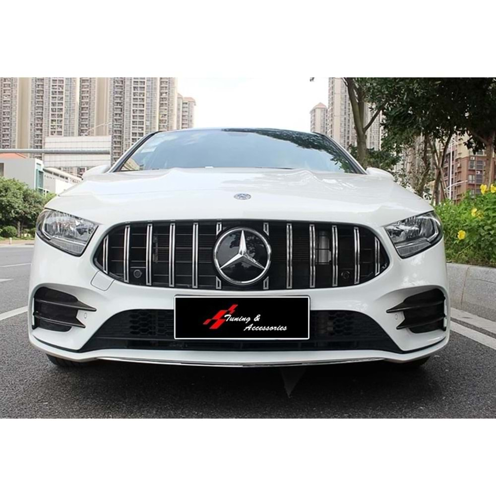 M. Benz W177 2018+ - Panjur GTR Oem Stil, Krm. Şerit Piano Black İç Yüzey ABS