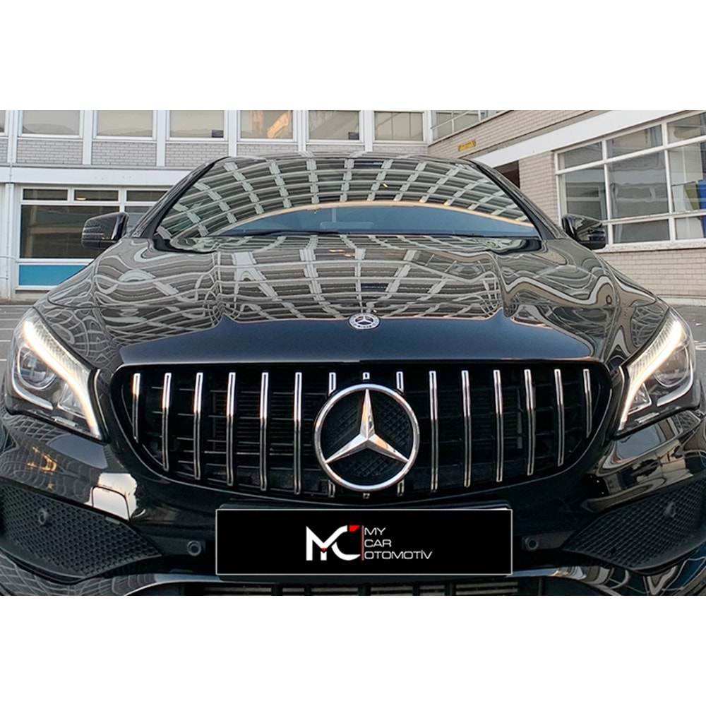 M. Benz C117 FL 2017+ - Panjur GTR Oem Stil, Krm. Şerit Piano Black İç ABS