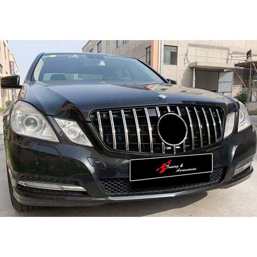 M. Benz W212 2009+ - Panjur GTR Oem Stil, Krm. Çizgi Piano Black İç ABS