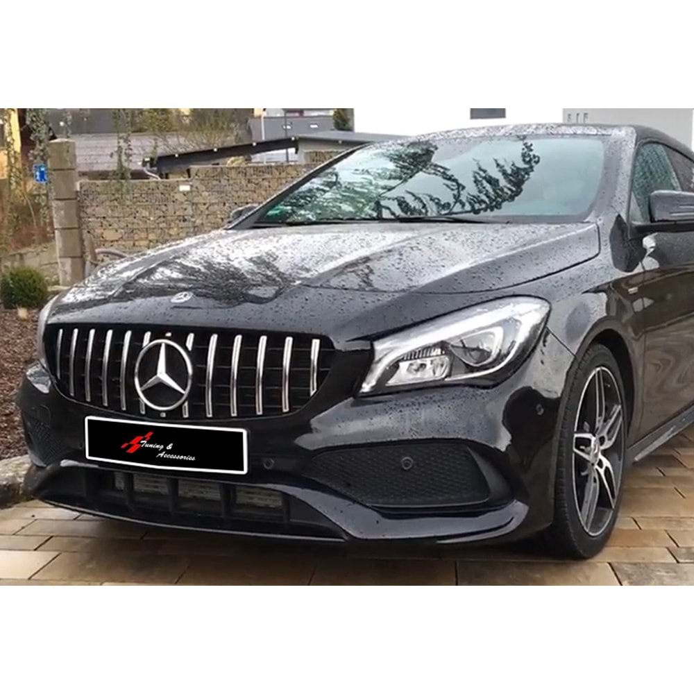 M. Benz C117 2013+ - Panjur GTR Oem Stil, Krm. Şerit Piano Black İç ABS