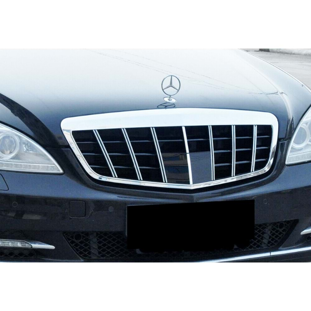 M. Benz W221 2005+ - Panjur GTR Oem Stil, Krm. Şerit Piano Black İç ABS