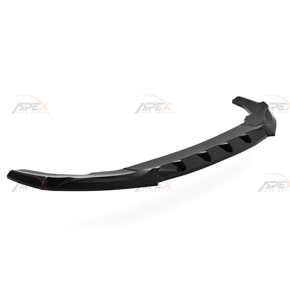 Seat Cupra Leon Mk1 FL 2024+ - Tampon Lipi/Ön, A Pex Cupra V1 Style, Piano Black Parlak Ürün Yüzeyi, Vakum