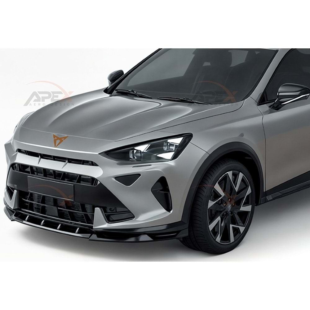 Seat Cupra Formentor Mk1 FL 2024+ - Tampon Lipi/Ön, A Pex Cupra V1 Stil, Piano Black Parlak Ürün Yüzeyi, Vakum