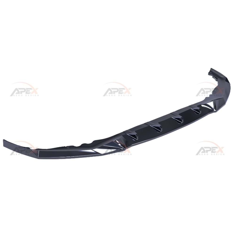 BMW G30 LCI 2020+ - Tampon Lipi/Ön, A Pex M Pack V1 Stil, Piano Black Parlak Ürün Yüzeyi, Vakum