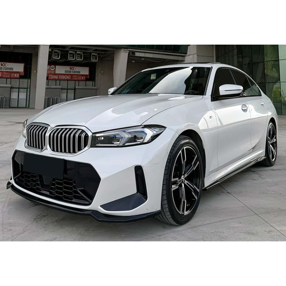 BMW G20 LCI 2022+ - Tampon Lipi/Ön, A Plus M Pack V1 Stil, Piano Black Parlak Ürün Yüzeyi, Vakum