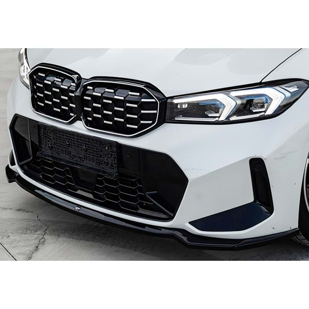 BMW G20 LCI 2022+ - Tampon Lipi/Ön, A Plus M Pack V1 Stil, Piano Black Parlak Ürün Yüzeyi, Vakum