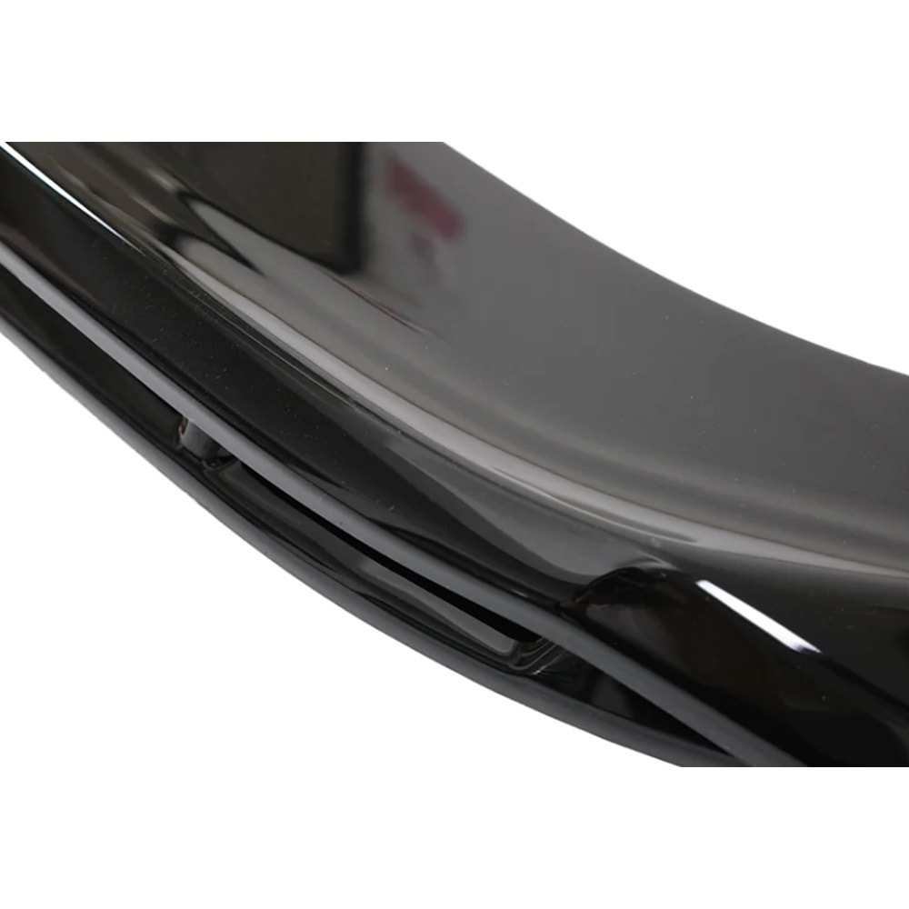VW Tayron Mk2 2024+ - Tampon Lipi/Ön, A Plus R Line V1 Stil, Piano Black Parlak Ürün Yüzeyi, Vakum