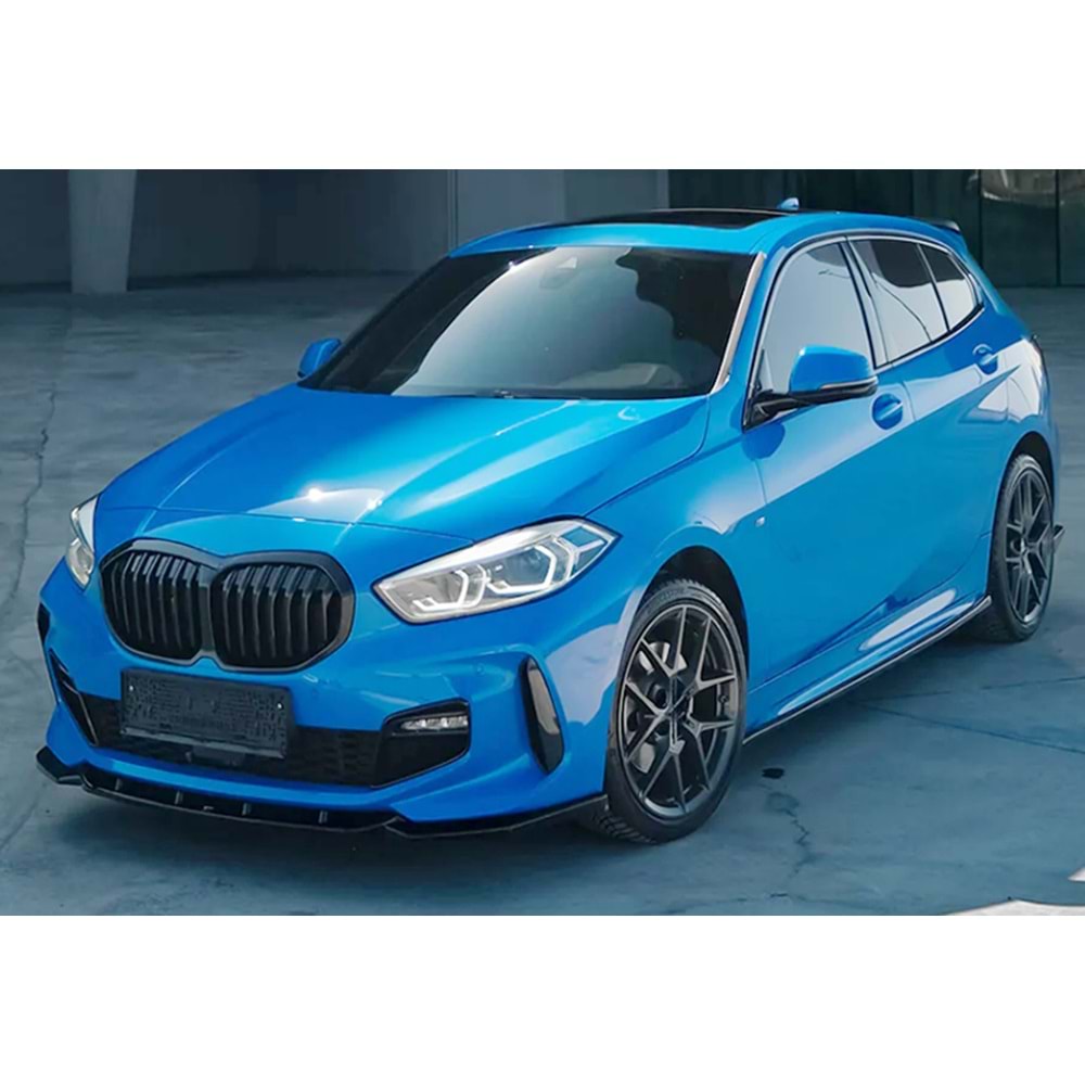 BMW F40 2019+ - Tampon Lipi/Ön, A Plus M Technic V2 Stil Stil, Piano Black Parlak Ürün Yüzeyi, Vakum