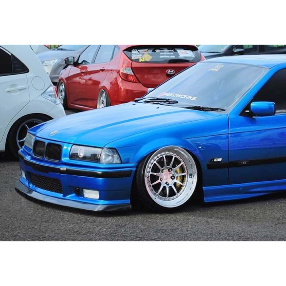BMW E36 1990+ - Tampon Lipi/Ön, A Plus M3 ACS V1 Stil, Piano Black Parlak Ürün Yüzeyi, Vakum