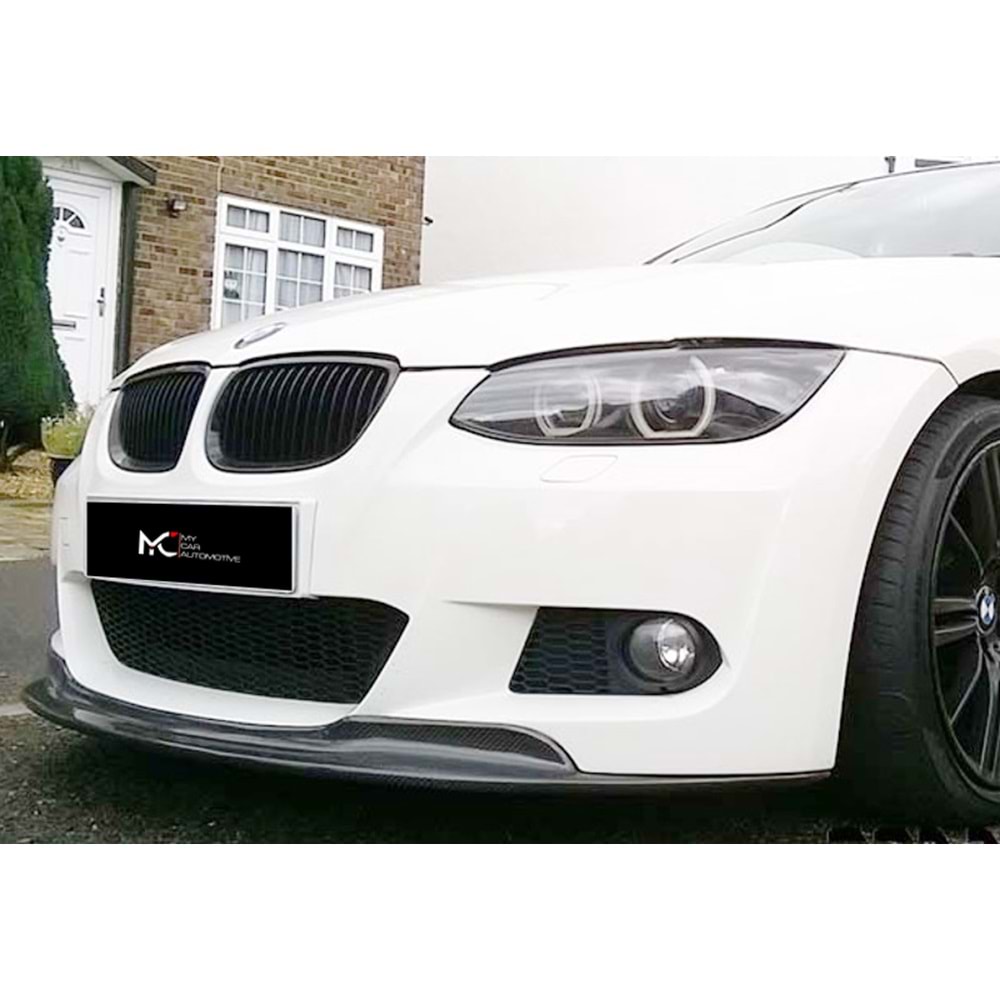 BMW E92 2007+ - Tampon Lipi/Ön, Lip A Plus M Sport Arkym V1 Stil, Piano Black Parlak Ürün Yüzeyi, Vakum