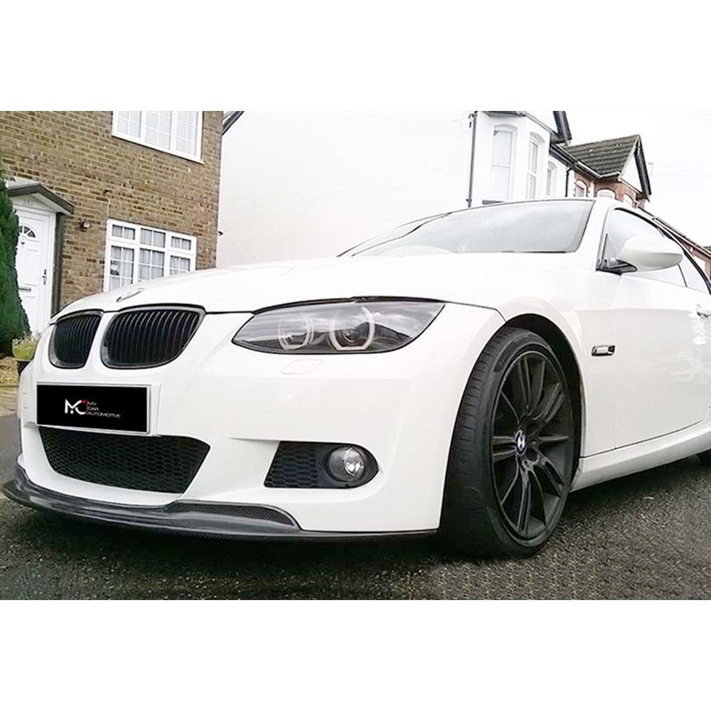BMW E92 2007+ - Tampon Lipi/Ön Lip A Plus M Sport Arkym V1 Stil, Piano Black Parlak Ürün Yüzeyi, Vkm.