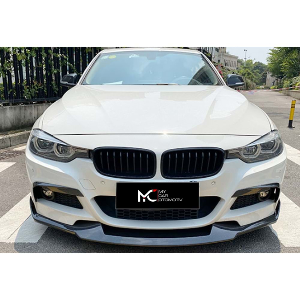 BMW F30 2012+ - Tampon Lipi/Ön, A Plus Mad M Technic Style, Piano Black Parlak Ürün Yüzeyi, Vakum