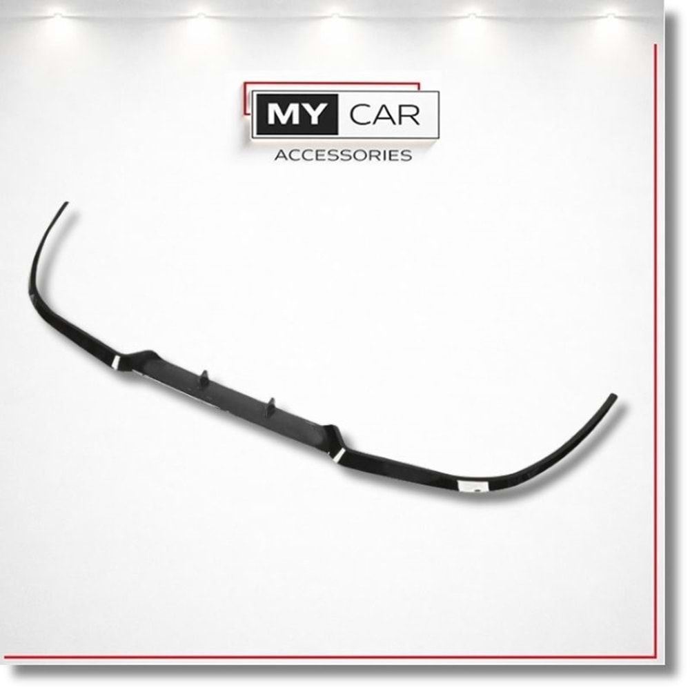 Seat Leon Mk3 2012+ - Tampon Lipi/Ön, B Plus Cupra R Basic V1 Stil, Piano Black Ürün Yüzeyi, Vakum