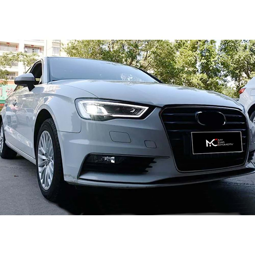 Audi A3 8V 2012+ - Far Matrix Dizayn, Led Dinamik Dönüş Işıkları Kayar Sinyal Krom İç Yüzey Set