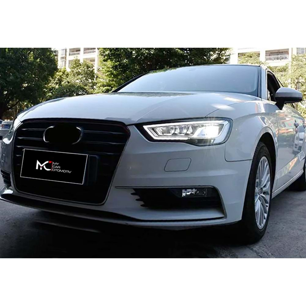 Audi A3 8V 2012+ - Far Matrix Dizayn, Led Dinamik Dönüş Işıkları Kayar Sinyal Krom İç Yüzey Set