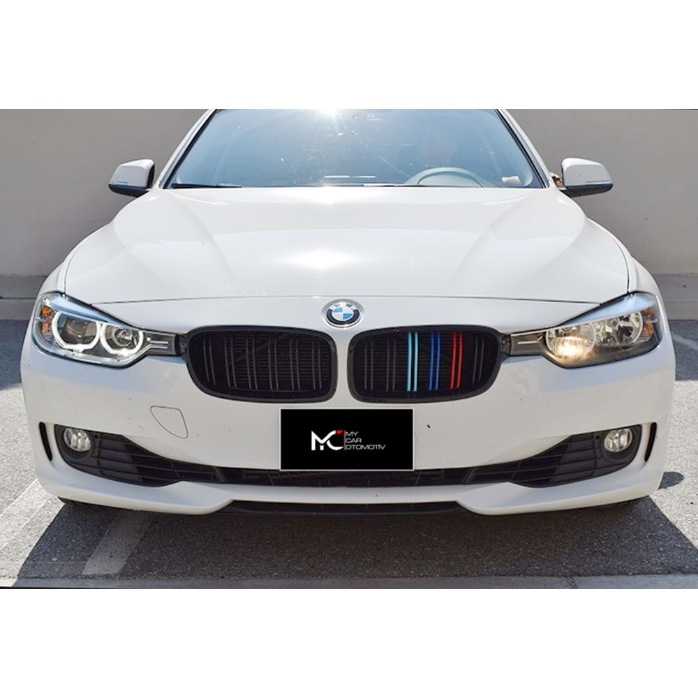 BMW F30 2012+ - Far Oem LCI Stil Halogen, Mercek , DRL, Led Sinyal, Mat Siyah İç Yüzey, PC Set