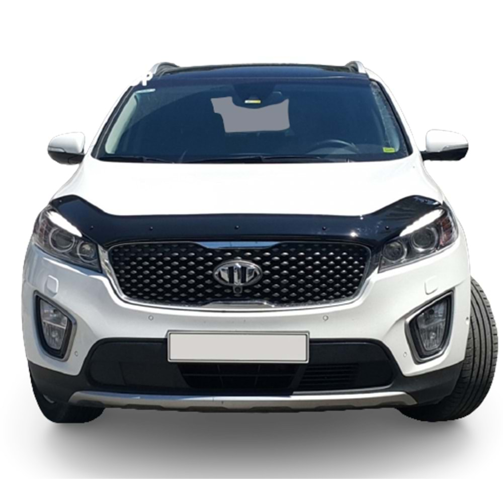 Kia Sorento 2014-2016 Kaput Rüzgarlığı Piano Black FVM Oem Klipsli, Piano Black