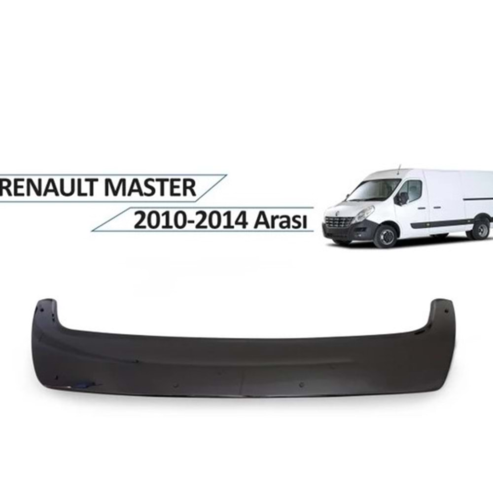 Renault Master 2010-2014 Kaput Rüzgarlığı Piano Black