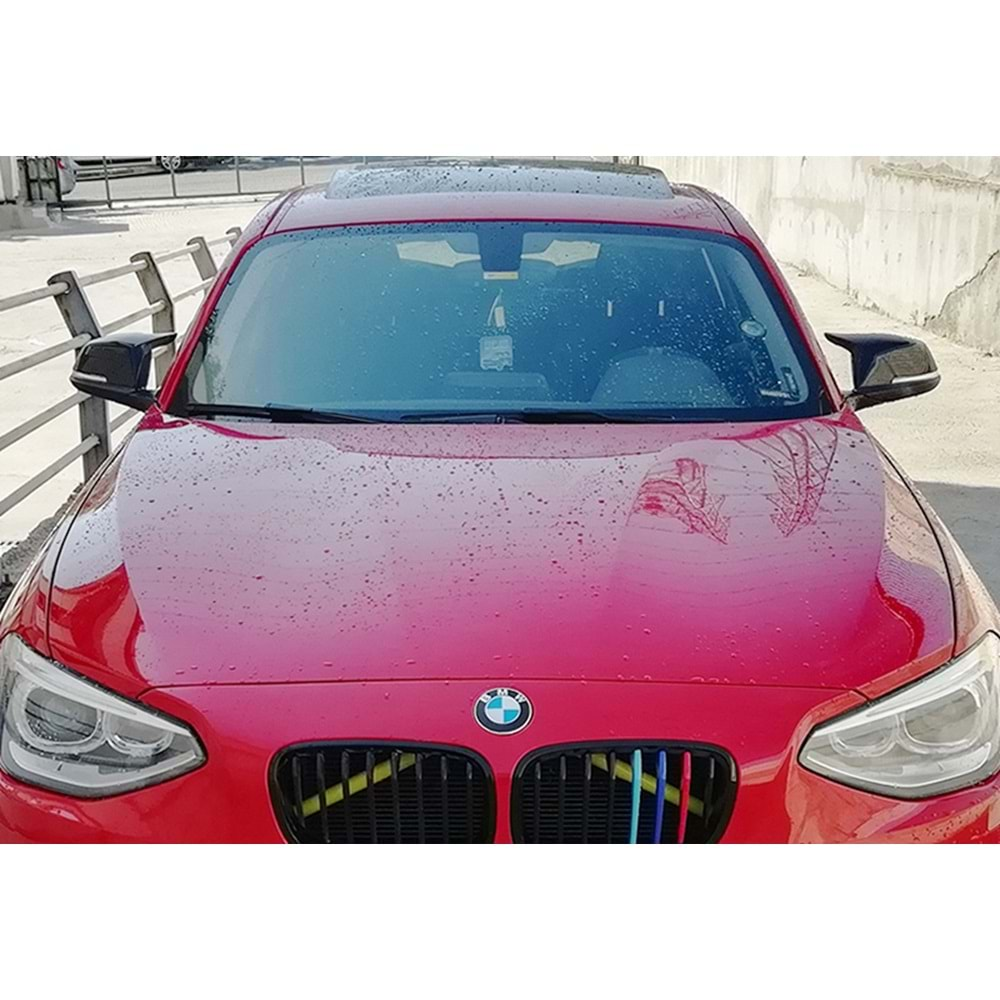 BMW F20 2011+ - Ayna Kapağı Batman M1 V1 Stil Geçme, Piano Black ABS Set