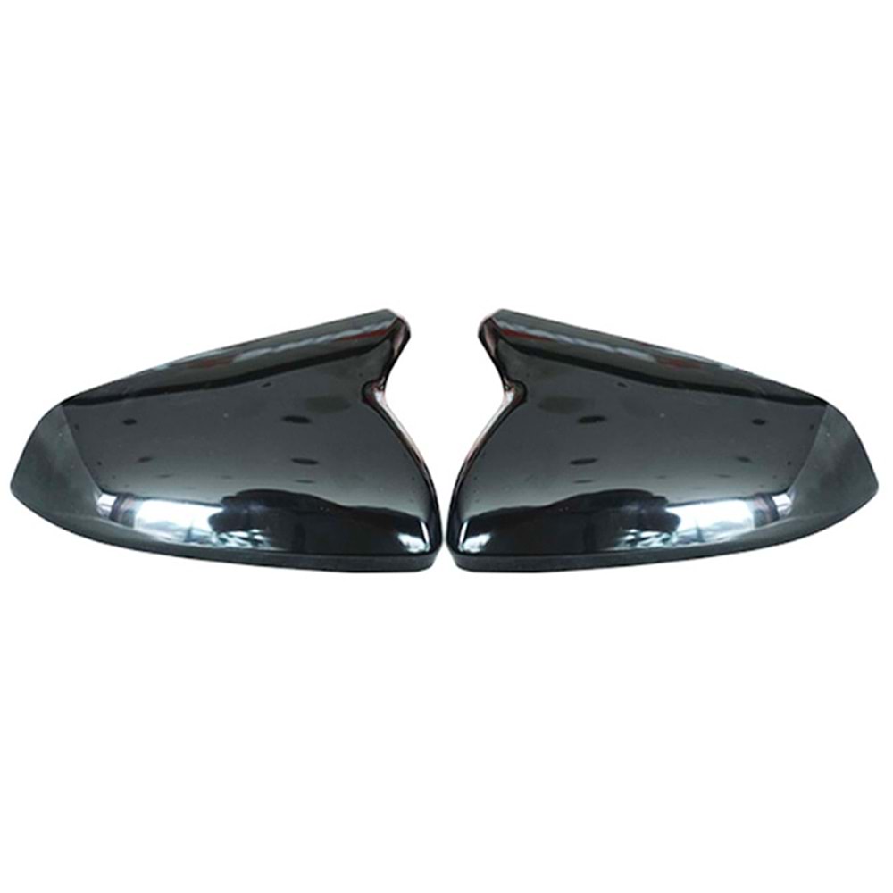 Seat Leon Mk4 2020+ - Ayna Kapağı Batman V1 Stil Yapıştırma, Piano Black Ürün Yüzeyi, ABS, Set