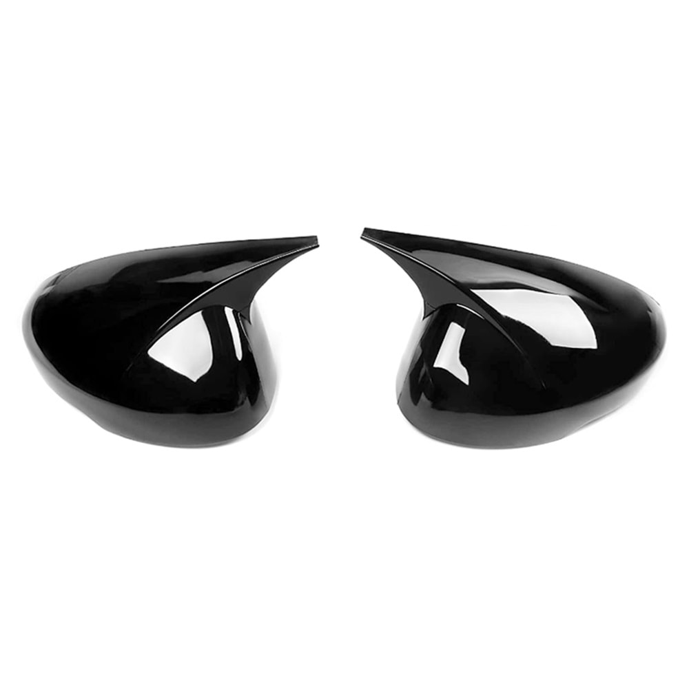 Honda Civic 12 2021+ - Ayna Kapağı A Pls+ Batman V2 Stil Yapıştırma, Piano Black Boyalı ABS Set