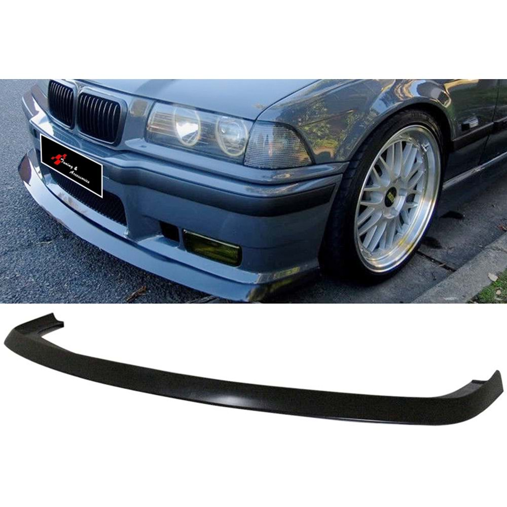 BMW E36 1990+ - Tampon Lipi/Ön M3 Stil, Piano Black Ürün Yüzeyi, Vkm.