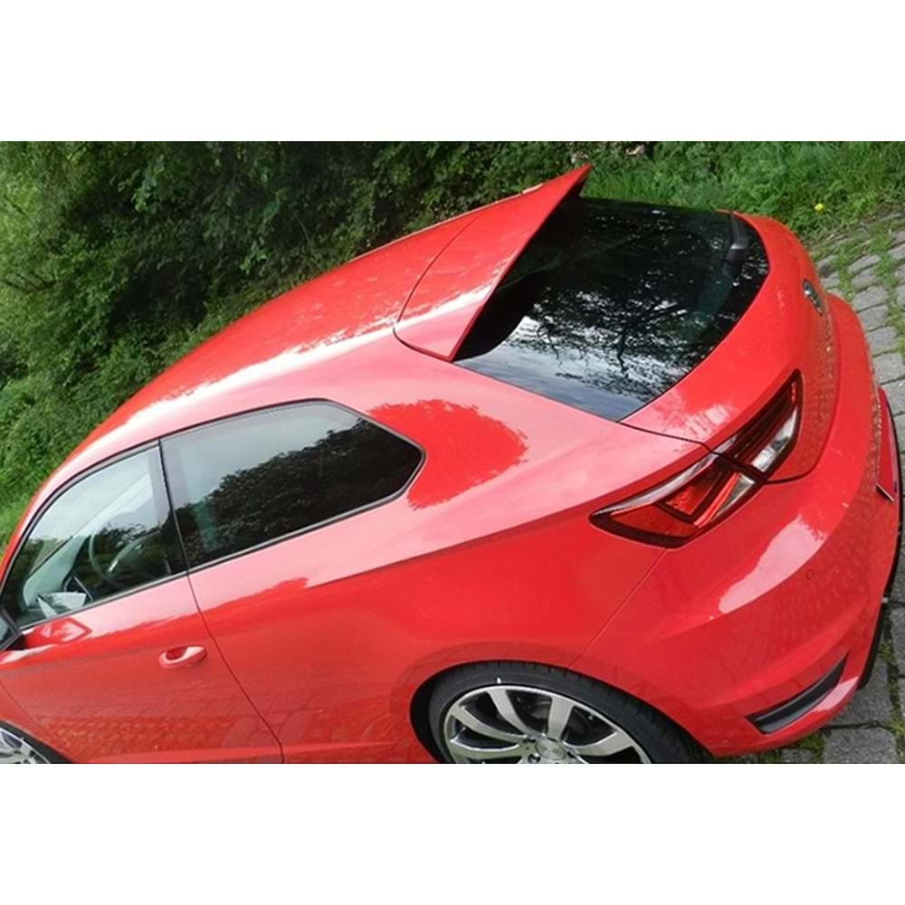 Seat Leon SC Mk3 2D 2012+ - Spoiler FR V1 Stil, Tavan Üzeri, Astar Boyalı Ürün Yüzeyi, FRP