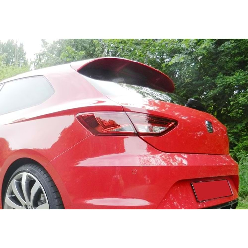 Seat Leon SC Mk3 2D 2012+ - Spoiler FR V1 Stil, Tavan Üzeri, Astar Boyalı Ürün Yüzeyi, FRP