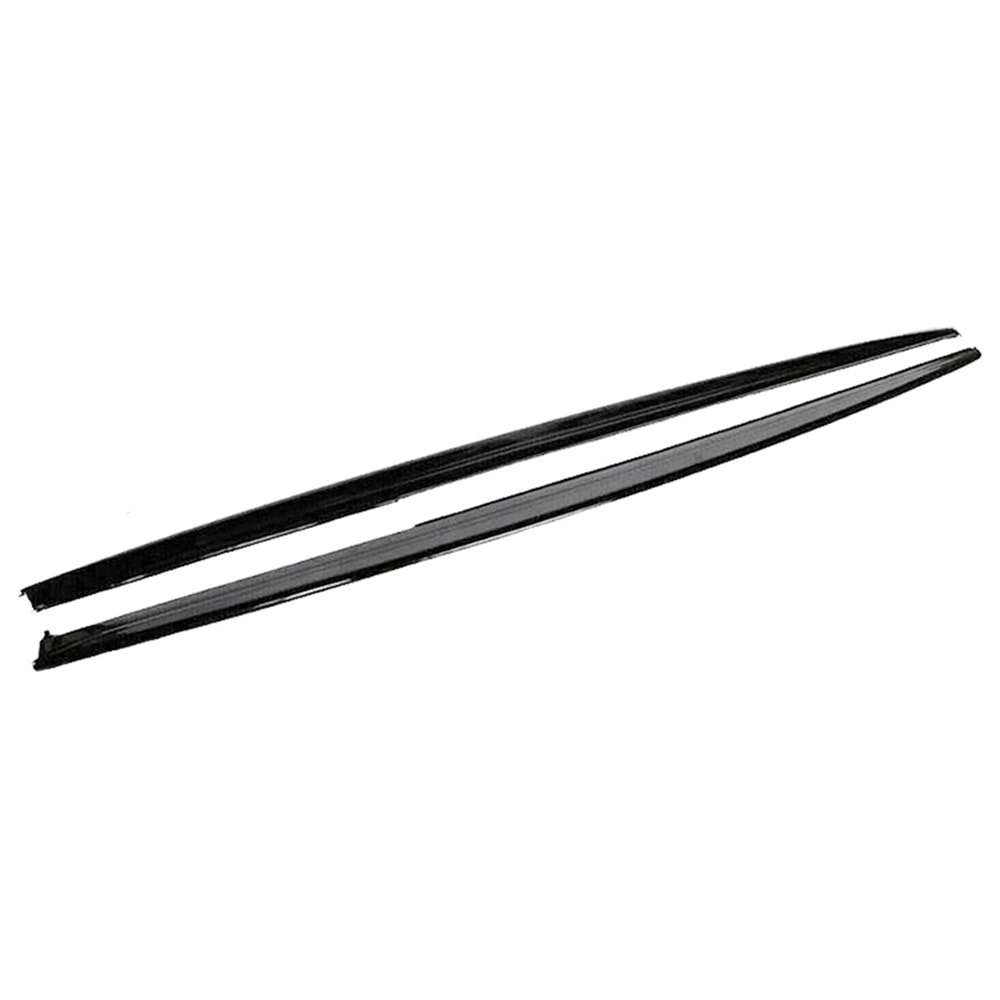BMW F30 2012+ - Marşpiyel Çıta/Alt B Plus M Performance Oem V1 Stil, 3 mm/203.50 cm, Piano Black Ürün Yüzeyi, Set, Vkm. Set