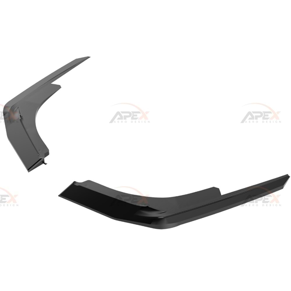BMW F82 M4 2014+ - Tampon Flap/Arka, A Plus M4 V1 Stil, Piano Black Parlak Ürün Yüzeyi, Vakum