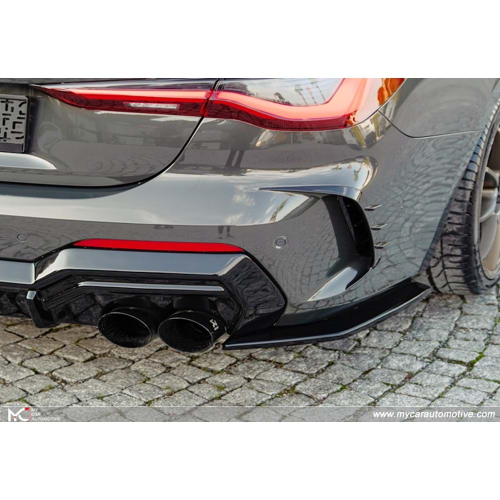 BMW G22 2020+ - Flap/Arka A Plus M440i M Pack V2 Stil, Piano Black Parlak Ürün Yüzeyi Vkm.