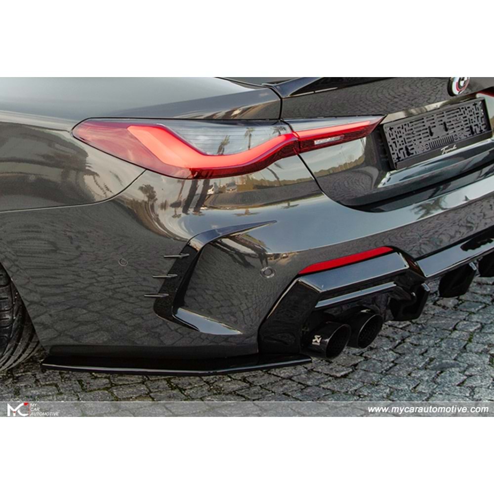 BMW G22 2020+ - Flap/Arka A Plus M440i M Pack V2 Stil, Piano Black Parlak Ürün Yüzeyi Vkm.