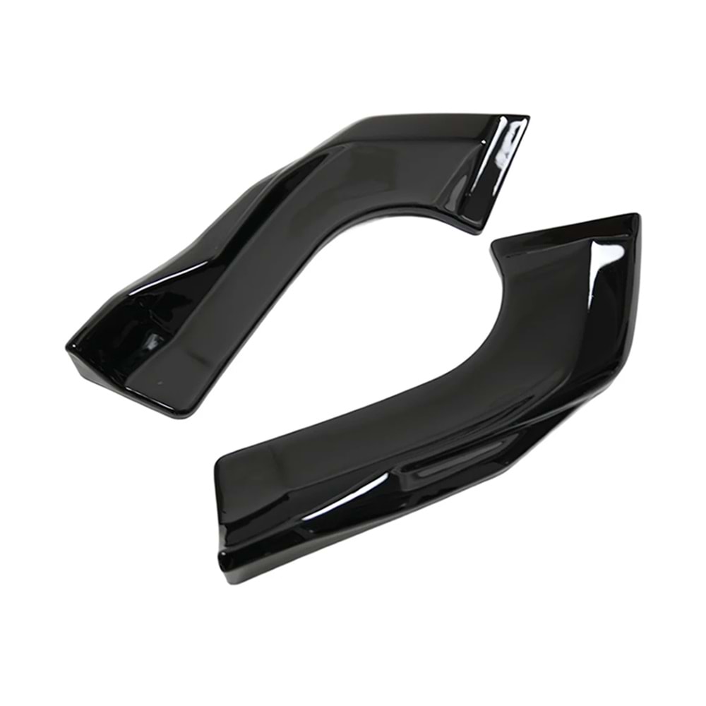 VW Tayron Mk2 2024+ - Tampon Flap/Arka Yan, A Plus Std./R Line V1 Stil, Piano Black Parlak Ürün Yüzeyi, Vakum, Set