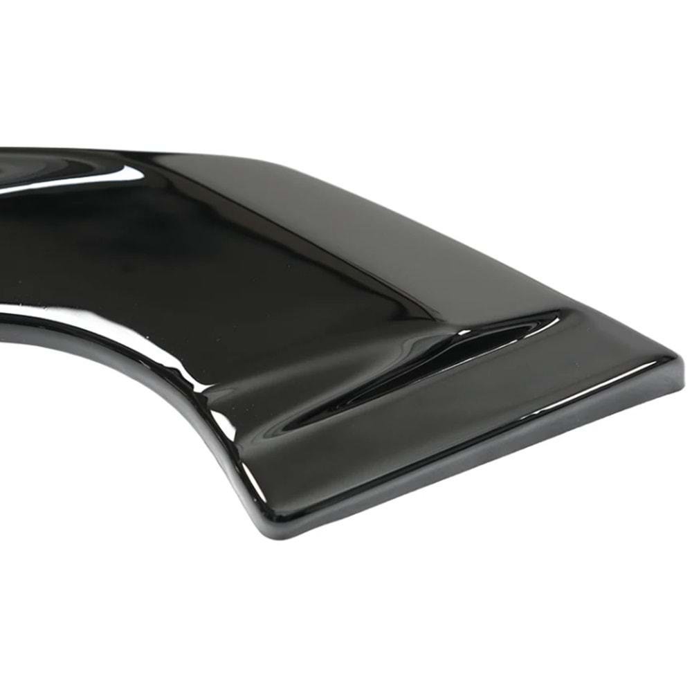 VW Tayron Mk2 2024+ - Tampon Flap/Arka Yan, A Plus Std./R Line V1 Stil, Piano Black Parlak Ürün Yüzeyi, Vakum, Set