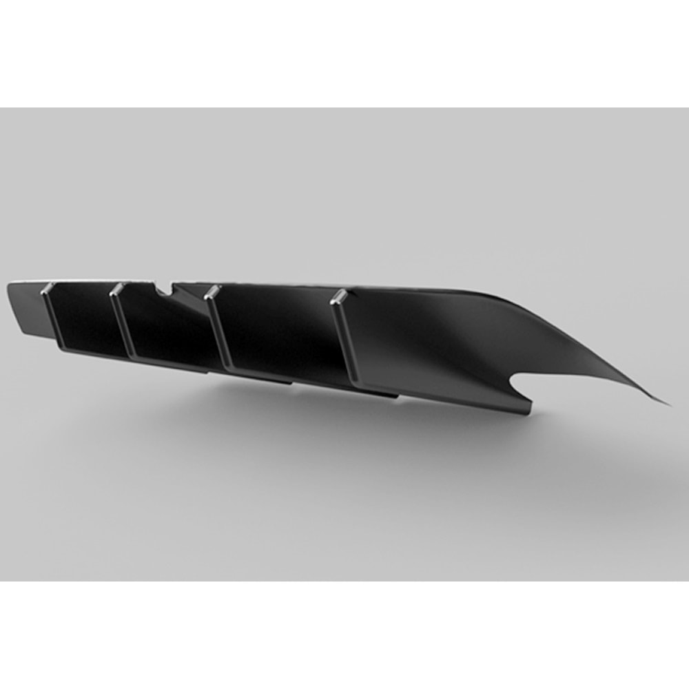 Opel Astra L 2020+ - Difüzör A Plus+ Std. V1 Stil, Piano Black Parlak Ürün Yüzeyi Vkm.