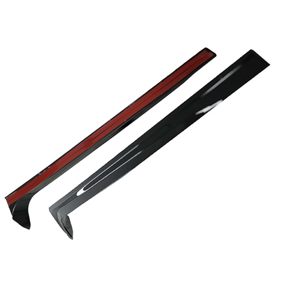 VW Polo Mk5 2009+ - Spoiler Çıtası/Arka Alt, GTI V2 Stil, Piano Black Boyalı Ürün Yüzeyi, ABS