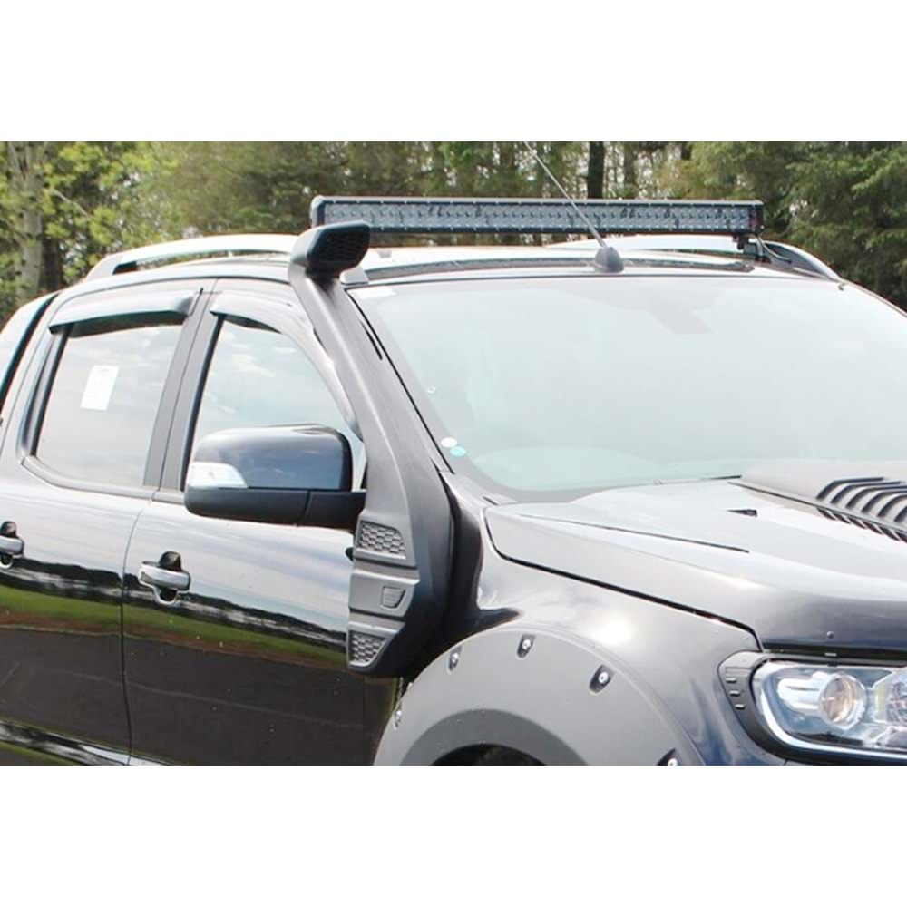 Ford Ranger T6 FL1 2015+ - Snorkel Raptor Style, Mat Siyah ABS Set