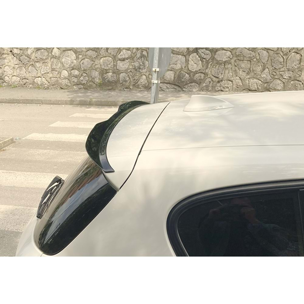 BMW F20 2011+ - Spoiler Max A Plus+ M Power Cap V1 Stil, Çift Taraflı Piano Black Parlak Ürün Yüzey Vkm