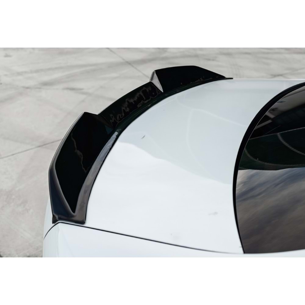 BMW G20 2019+ - Spoiler, A Plus M Pack Cap V2 Stil, Bagaj üzeri, Çift Taraflı Piano Black Parlak Ürün Yüzey, Vakum