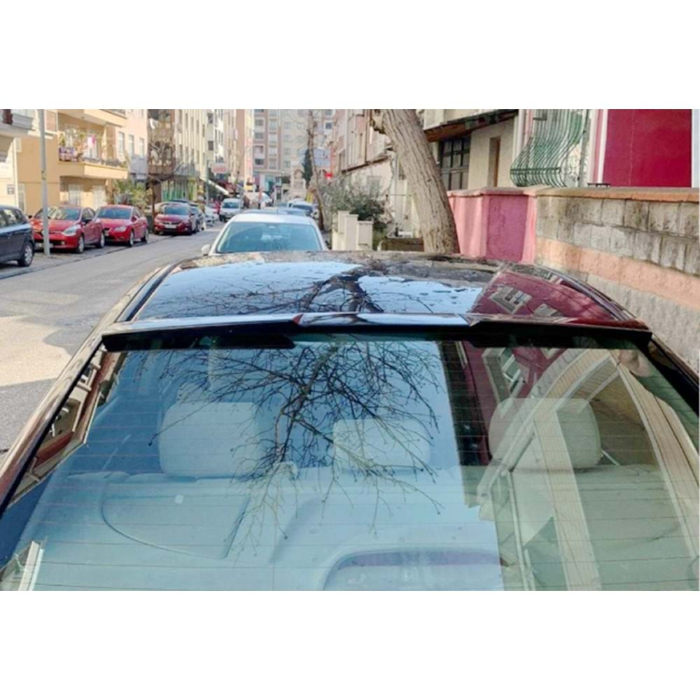 Honda Civic FD6 2006+ - Spoiler M4 V2 Stil Cam Üzeri, Piano Black Parlak Yüzey ABS